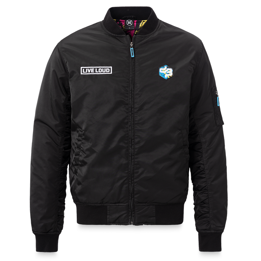 028. Bomber Jacket Live Loud