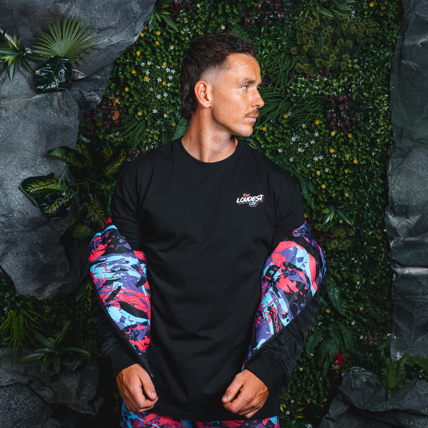 24. Bomber Jacket Allover black