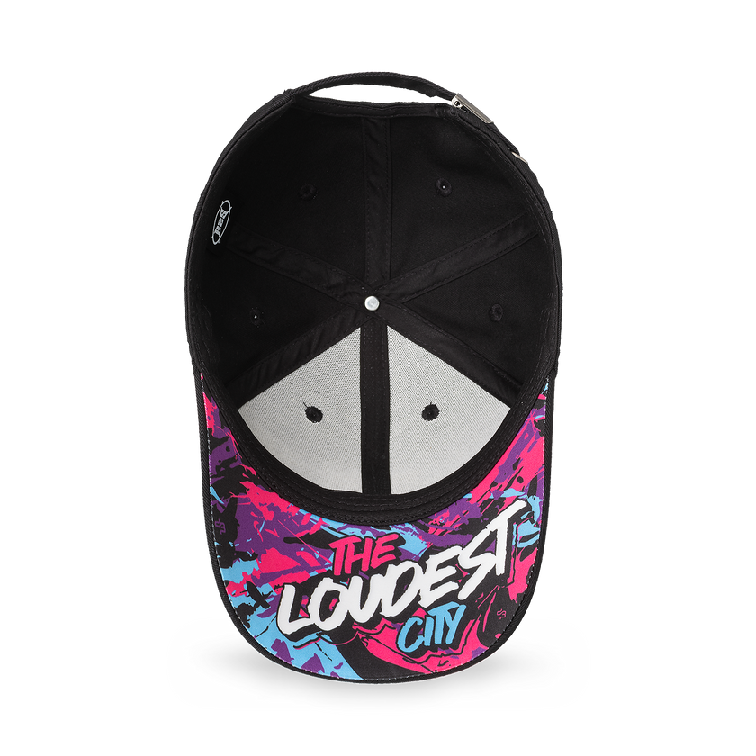 56. Baseball Cap All Over Print black