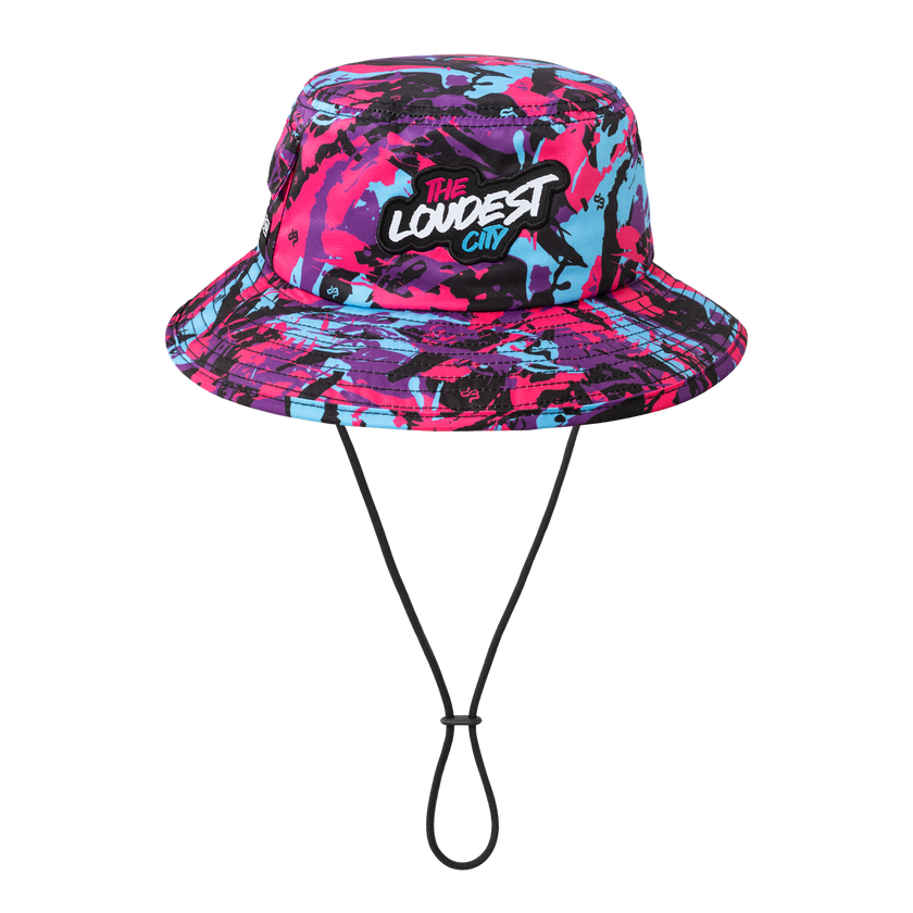 58. Safari Hat Loudest All Over multicolor
