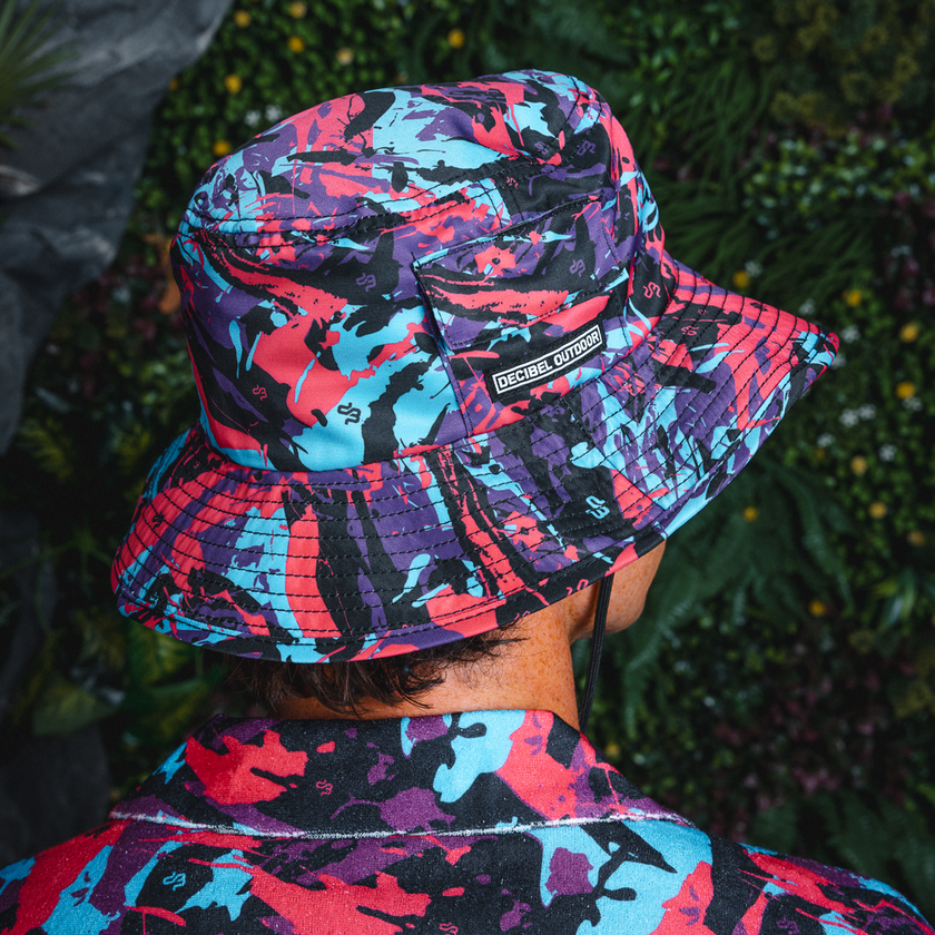 58. Safari Hat Loudest All Over multicolor