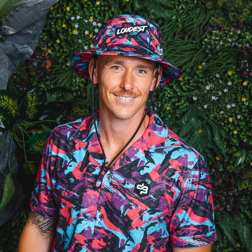 58. Safari Hat Loudest All Over multicolor