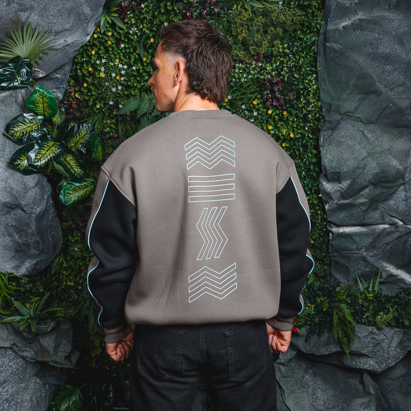 22. Crewneck Mole Grey oversized fit