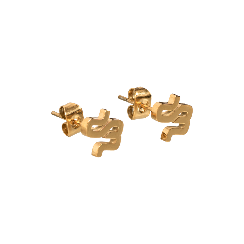 90. Earrings 2 Set gold