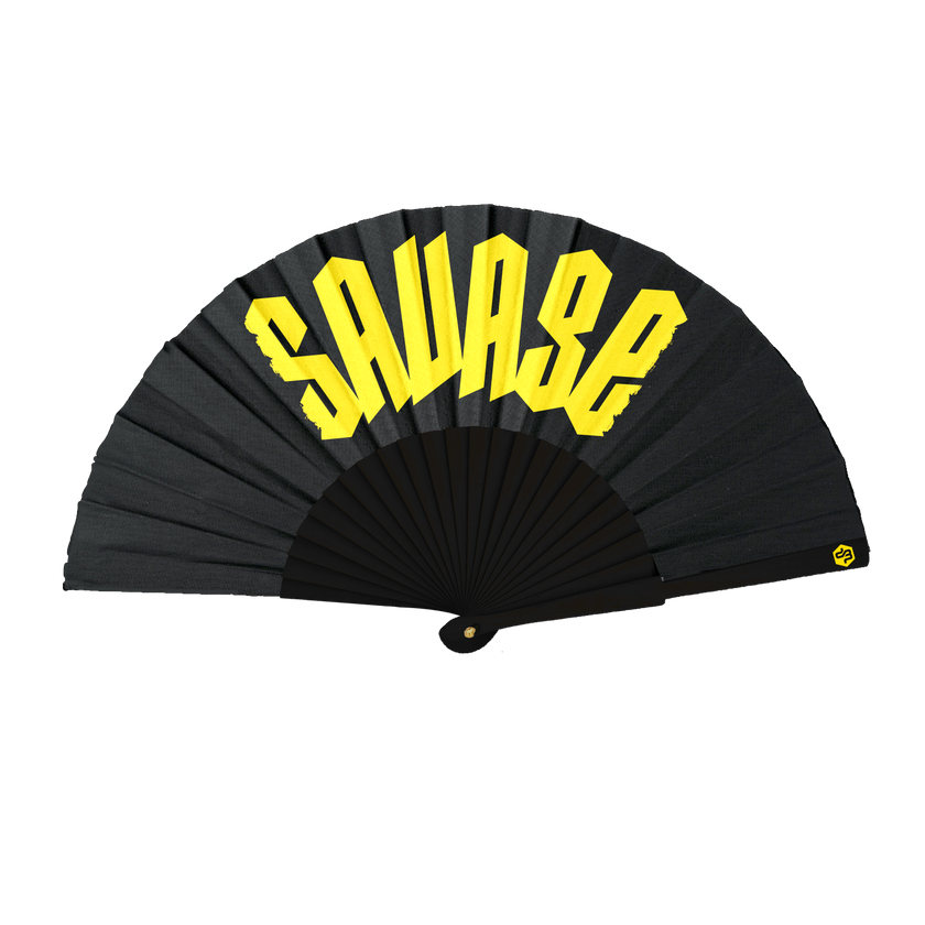 69. Handfan Savage black