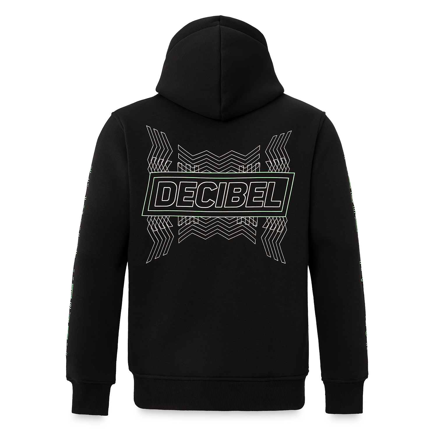 27. Hooded Sweater Zigzag black image