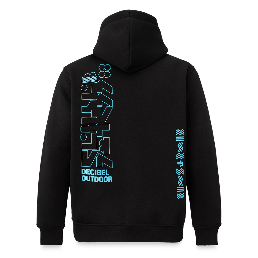 28. Hooded Sweater 2 Backprints black
