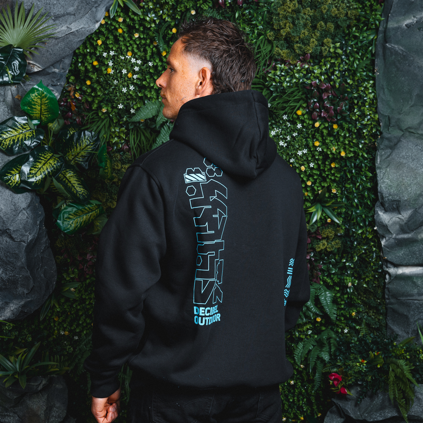 28. Hooded Sweater 2 Backprints black