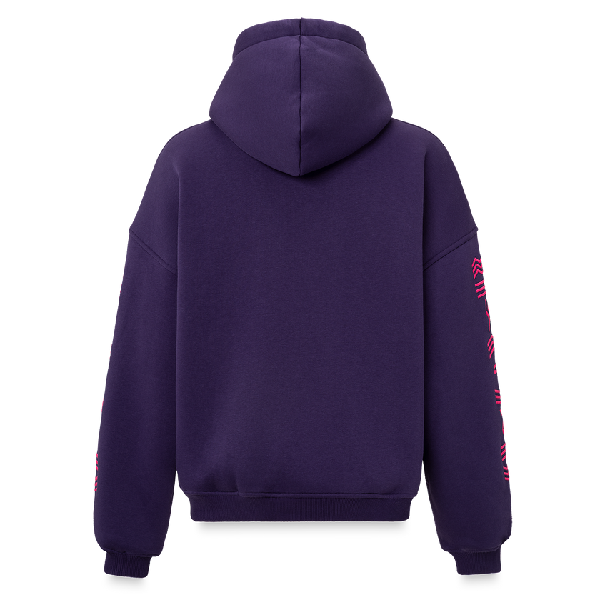 42. Hooded Sweater Boyfriend purple