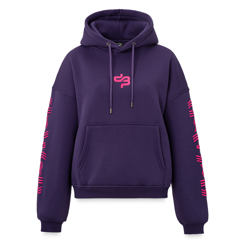 42. Hooded Sweater Boyfriend purple