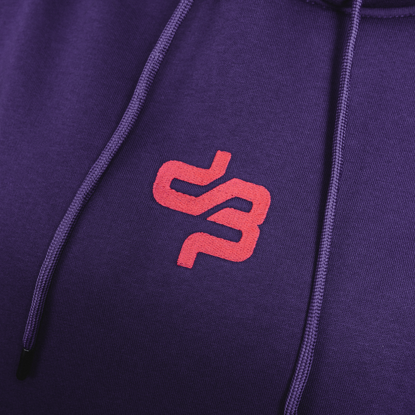 42. Hooded Sweater Boyfriend purple