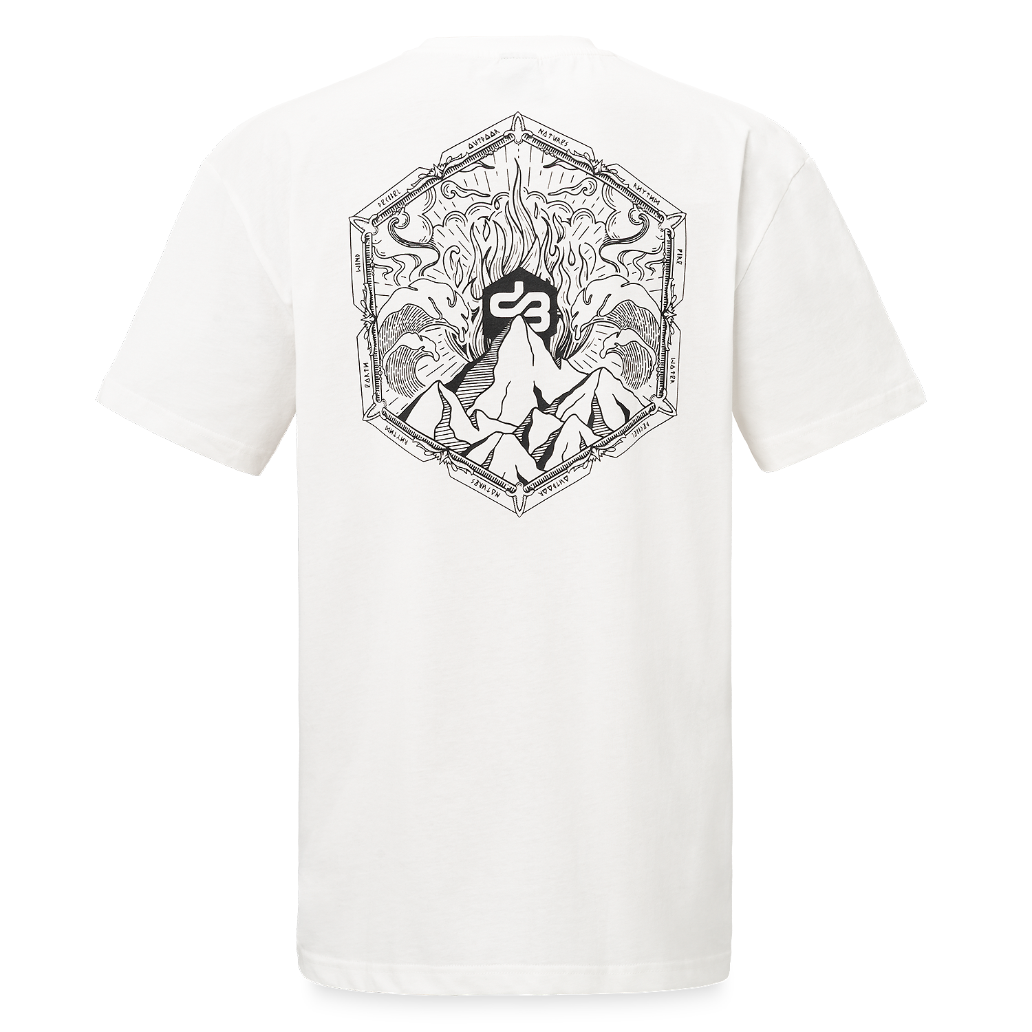 04. T-shirt Lines White loose fit image