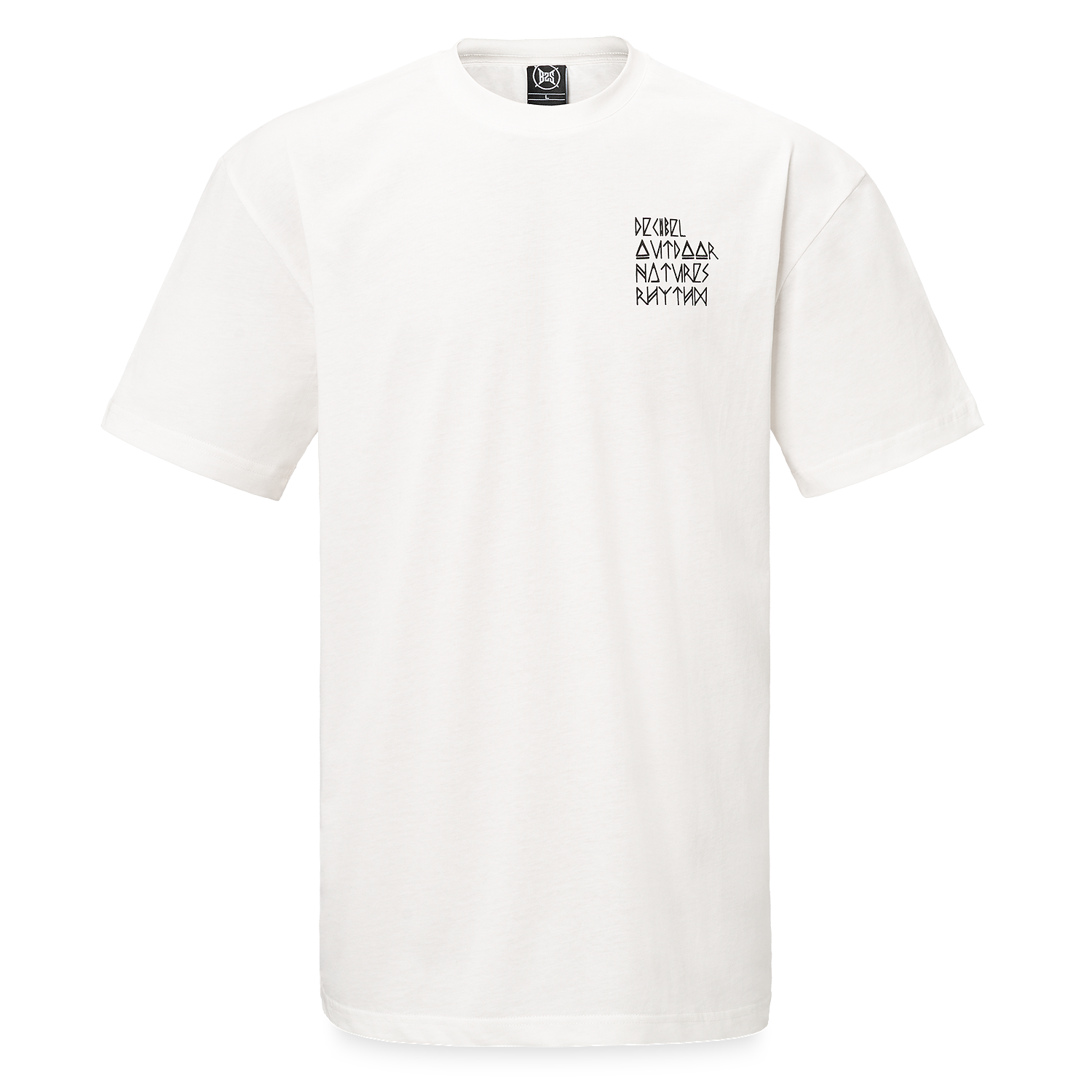 04. T-shirt Lines White loose fit image