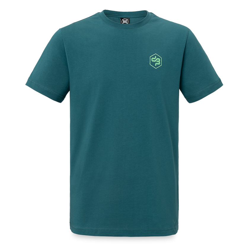 07. T-shirt Mint Symbols dark teal