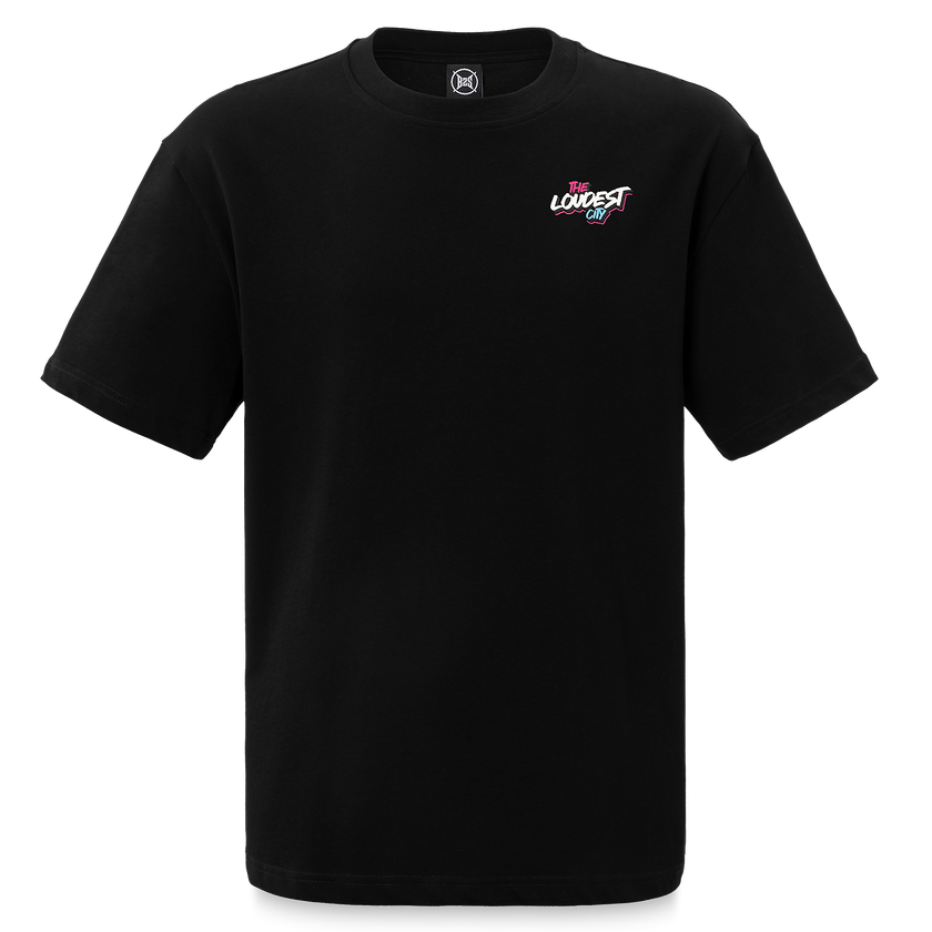 08. T-shirt Graffiti Black loose fit