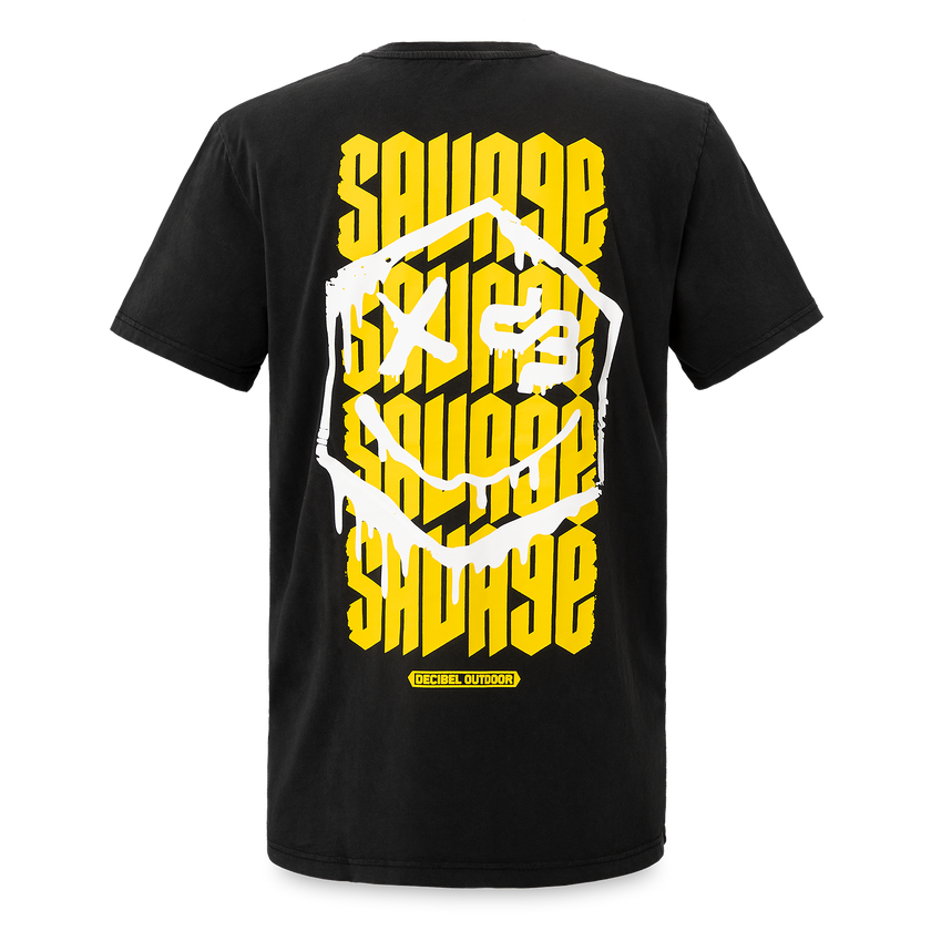 09. T-shirt Savage Washed black