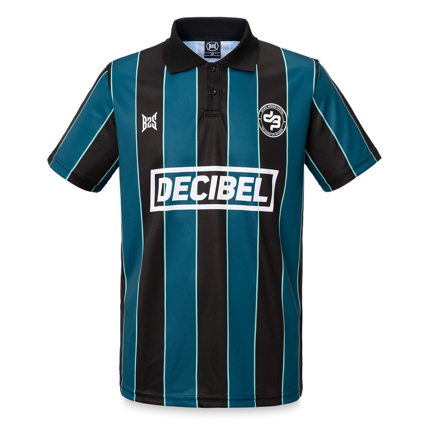 11. Soccer Shirt Stripes dark teal/black