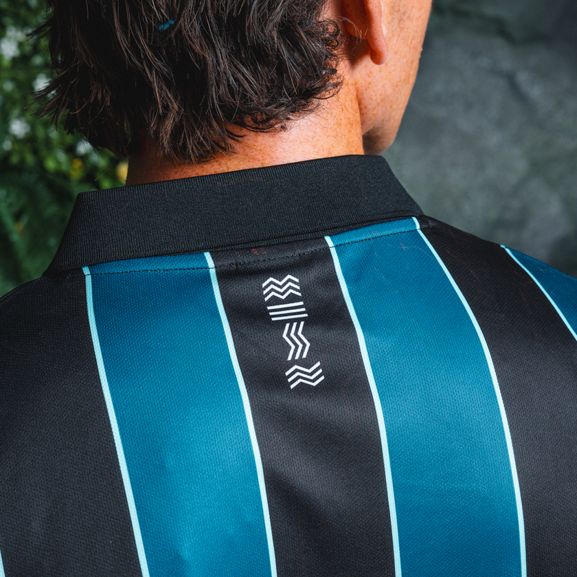 11. Soccer Shirt Stripes dark teal/black