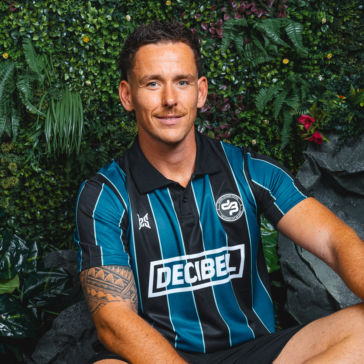 11. Soccer Shirt Stripes dark teal/black image