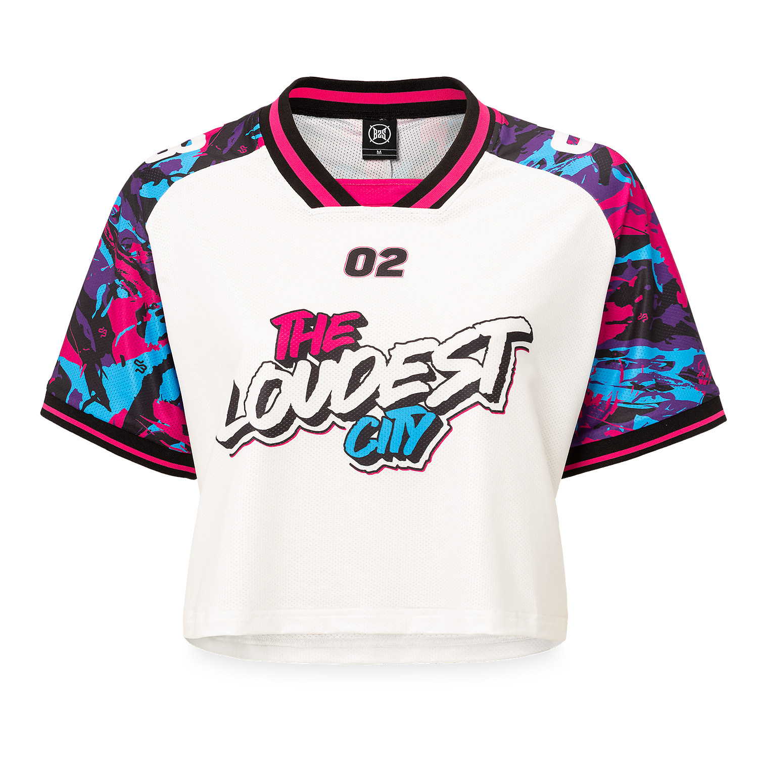 35. Soccer Shirt Cropped Allover white image