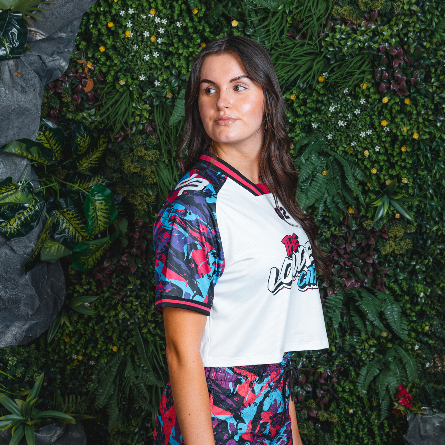 35. Soccer Shirt Cropped Allover white image