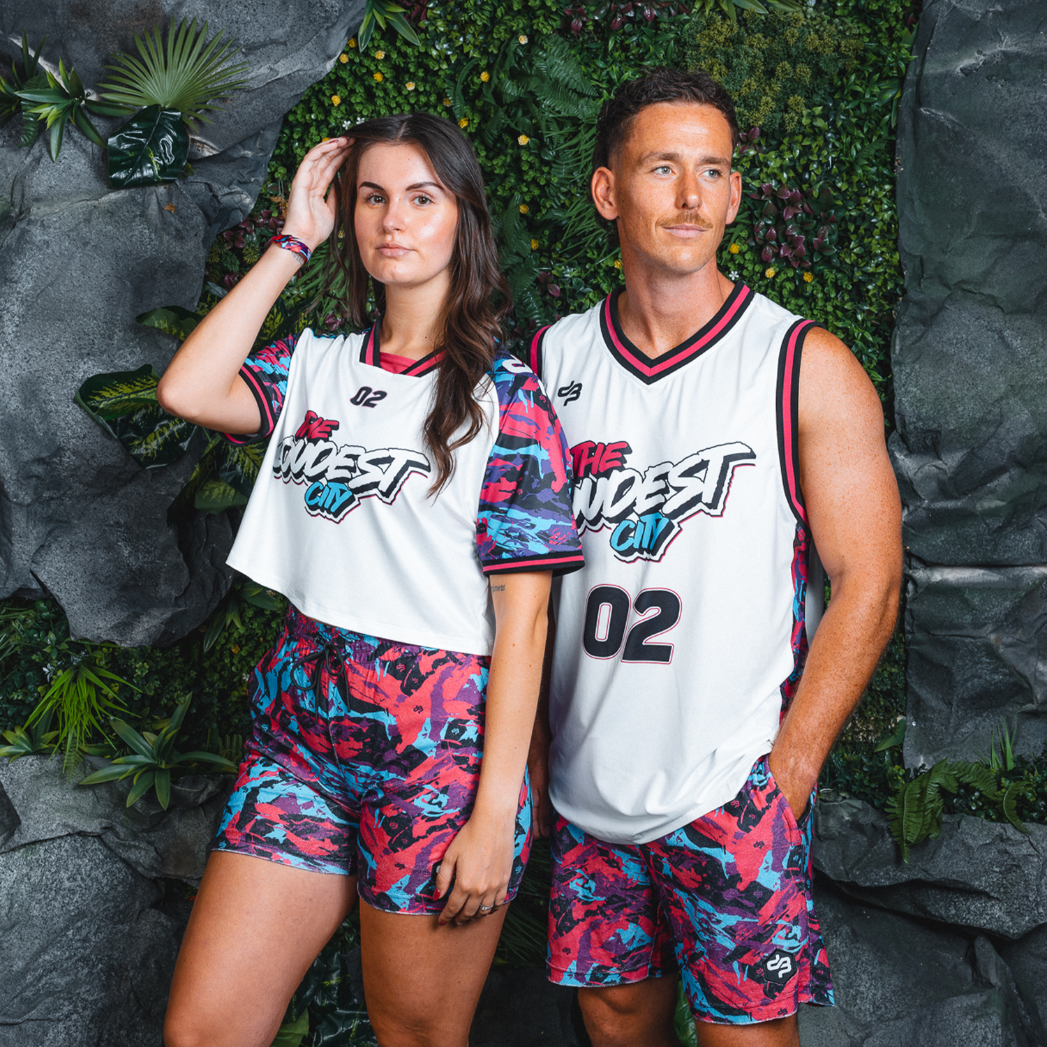 35. Soccer Shirt Cropped Allover white image
