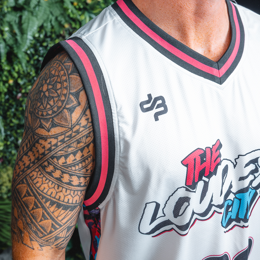 19. Tank Top Basketball Allover white